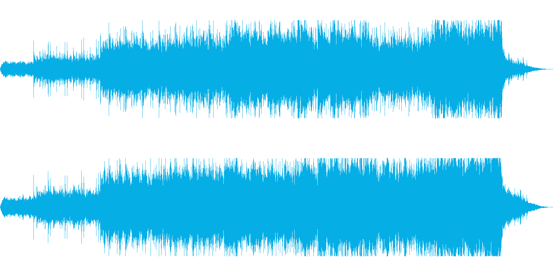 滑らかなピアノのストリングが美しい曲の再生済みの波形