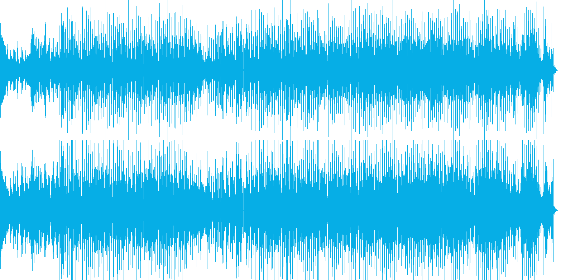 アコギメインでテンポ良いオシャレ曲です。の再生済みの波形