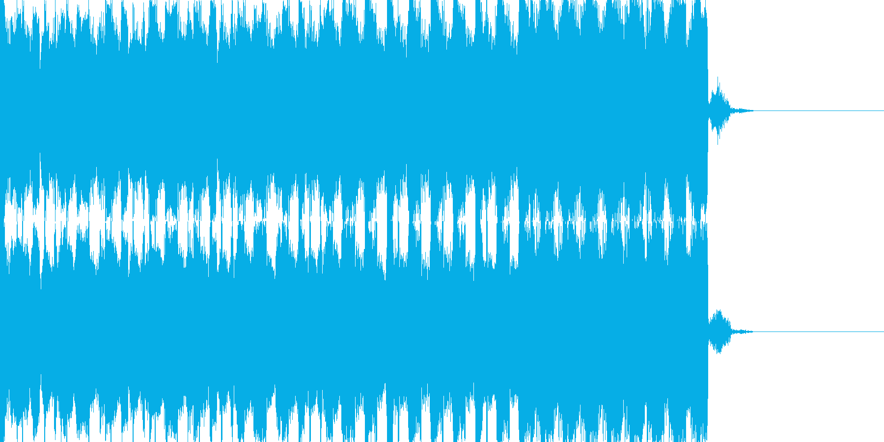 EDMシンセ&ドラムロールビルドアップの再生済みの波形