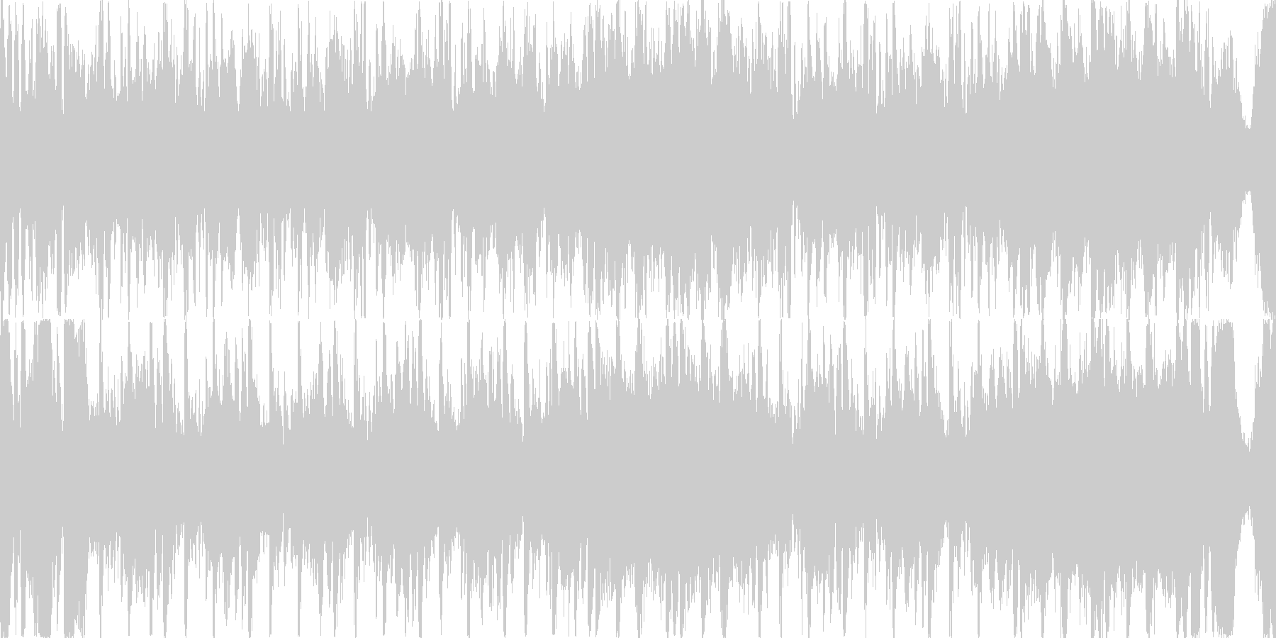 緊張感のあるクラシック曲の未再生の波形