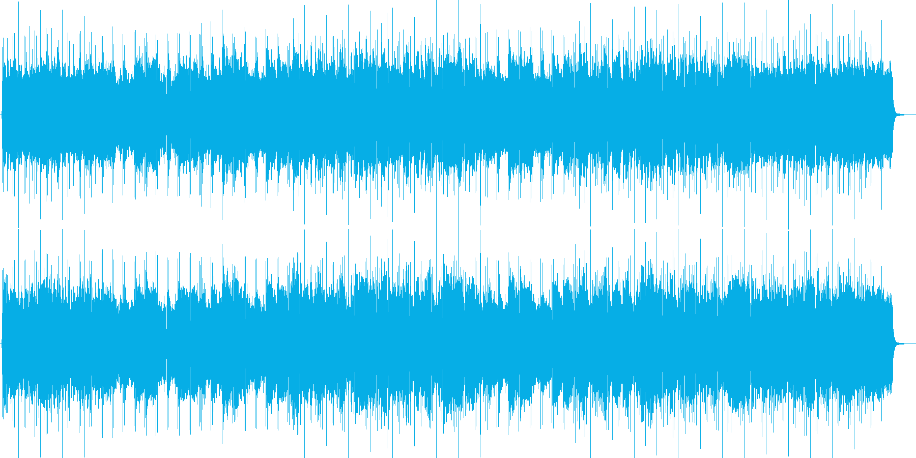 神聖な響きのある合唱団の音楽の再生済みの波形