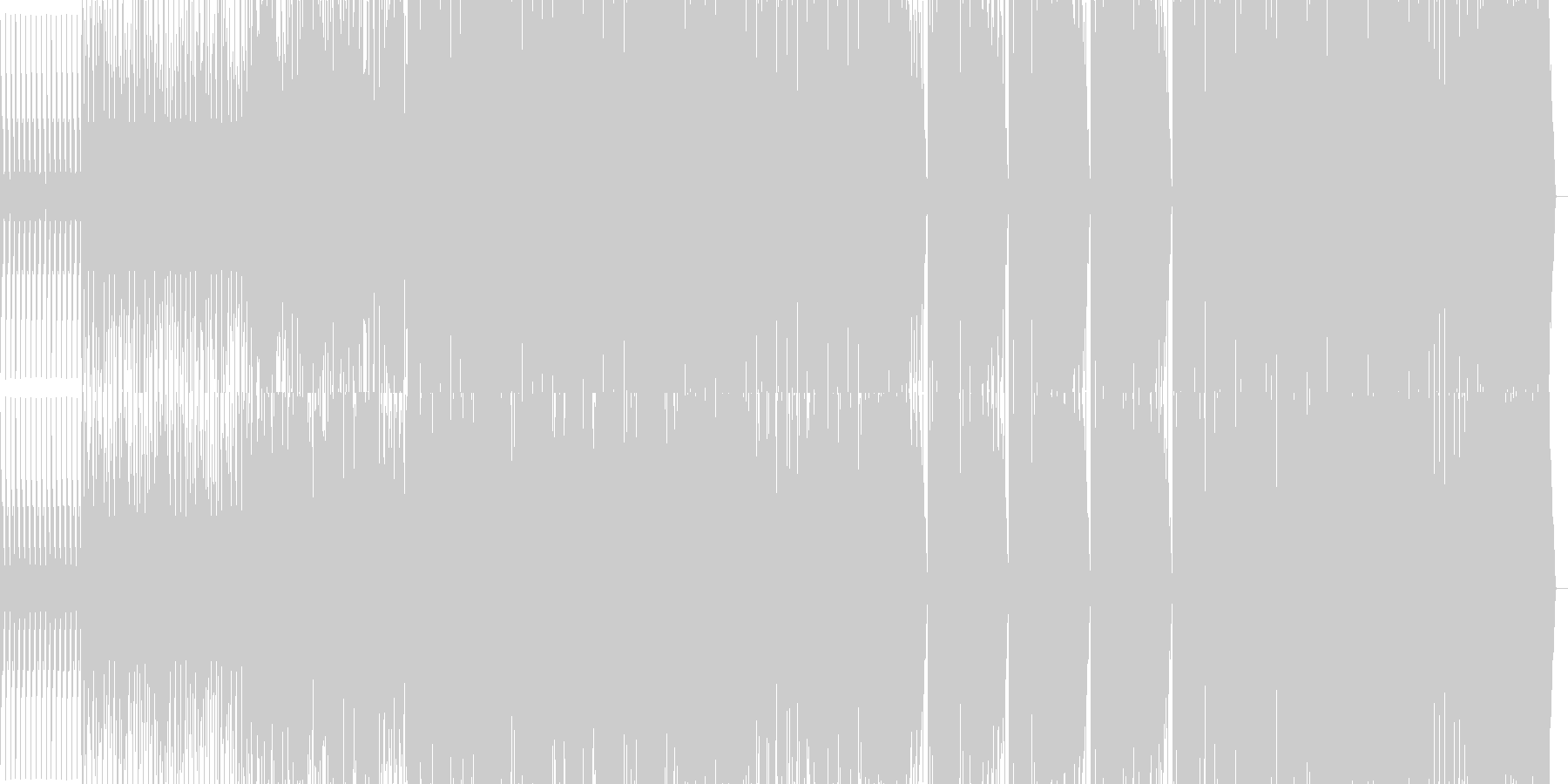 RPGのボスとの戦闘をイメージしました…の未再生の波形