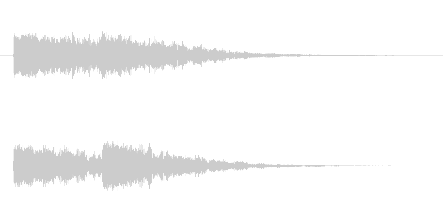 【起動音的な2】の未再生の波形