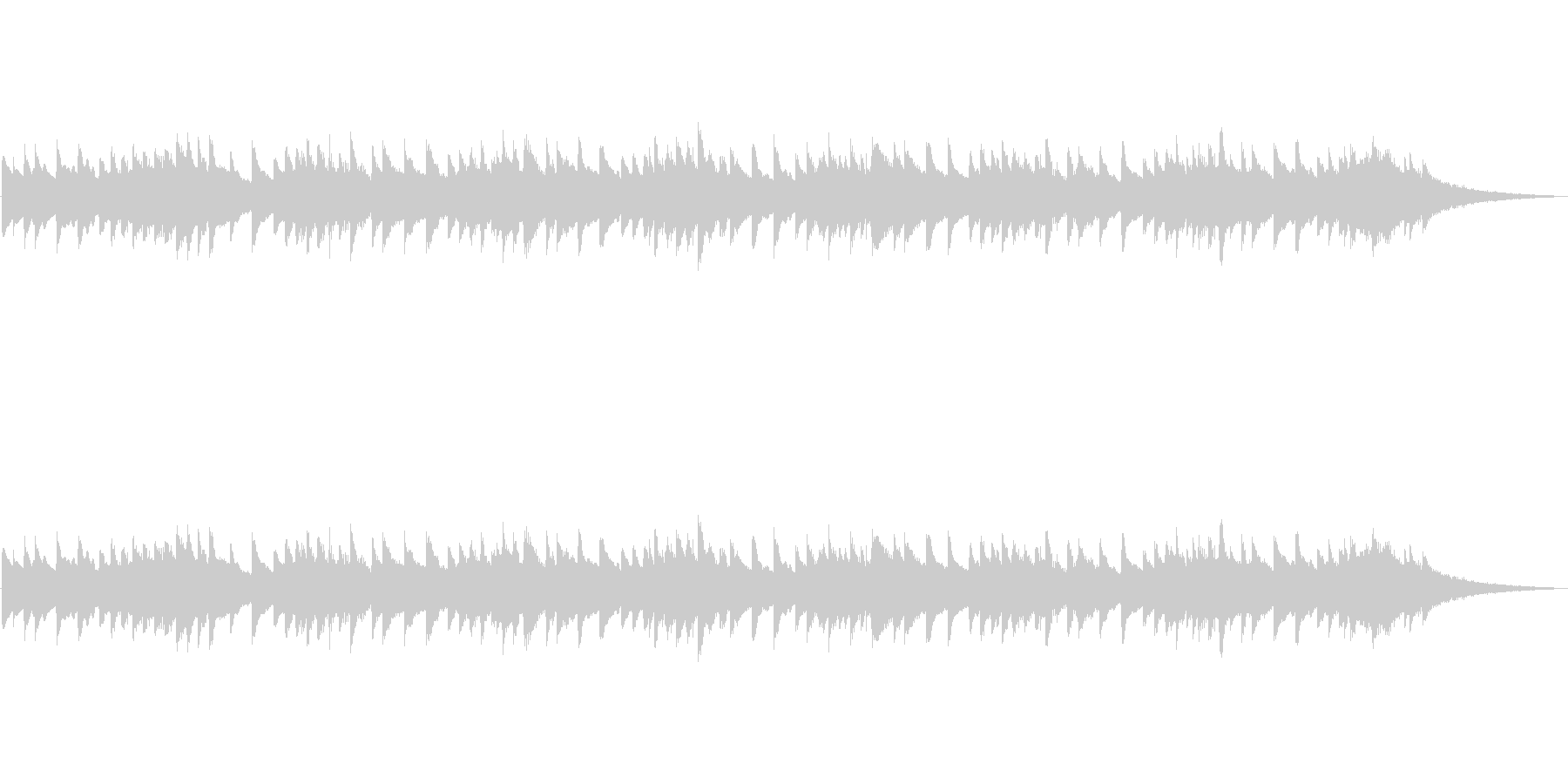 アラーム音-1 30秒の未再生の波形