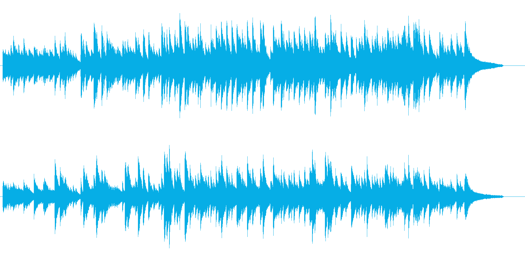優しい感じのピアノ曲です。希望輝く春の…の再生済みの波形