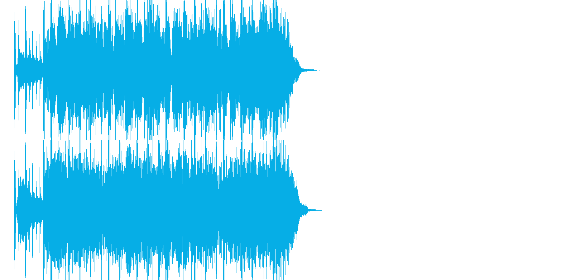 ポップジングルの再生済みの波形