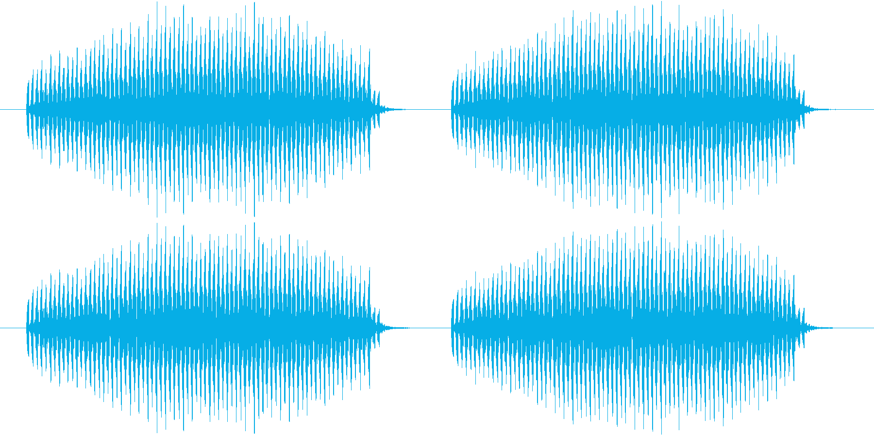 キリキリキリキリというシンセ音(虫)の再生済みの波形
