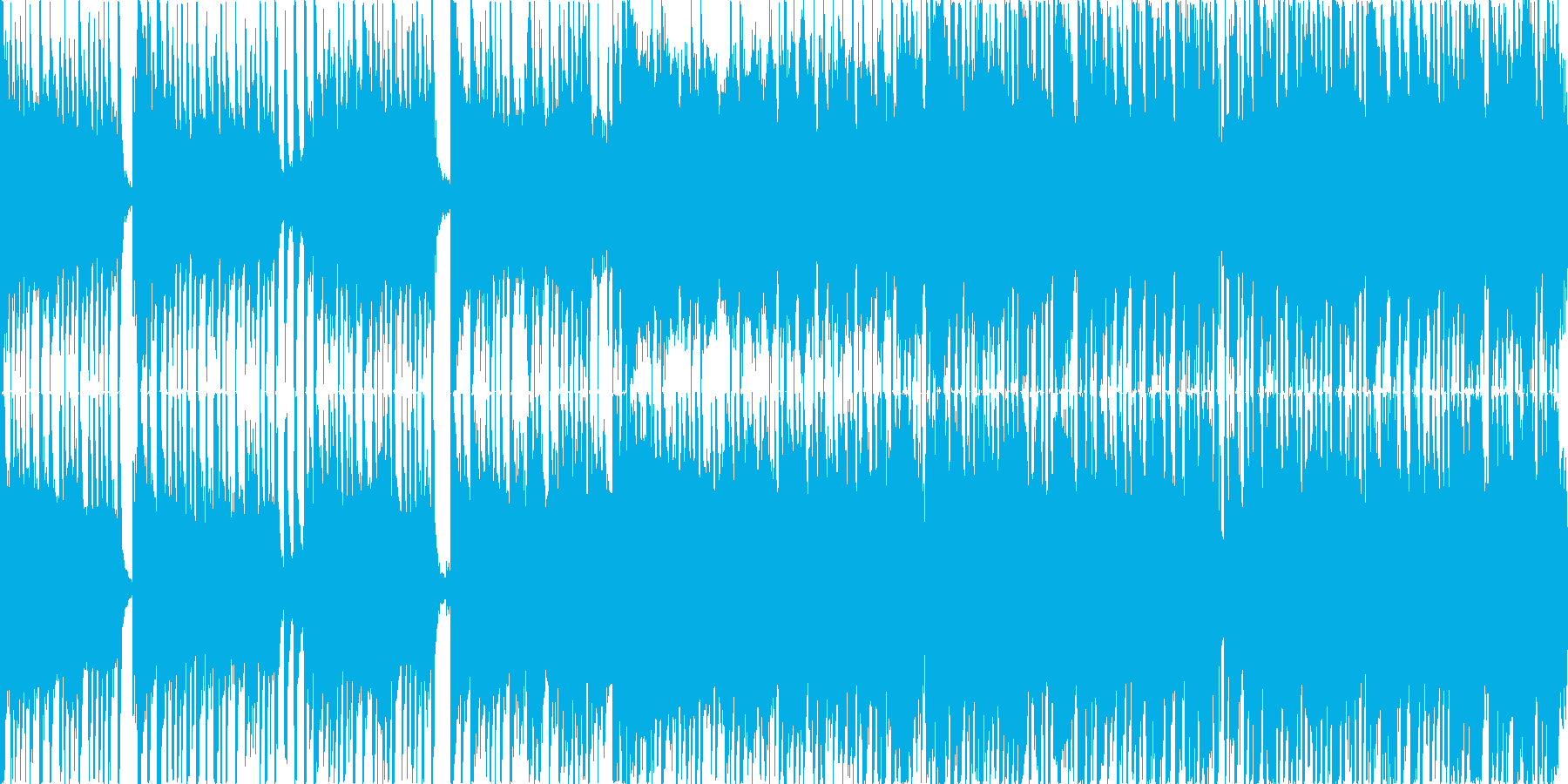 コミカルで楽しいリコーダーの可愛い日常曲の再生済みの波形