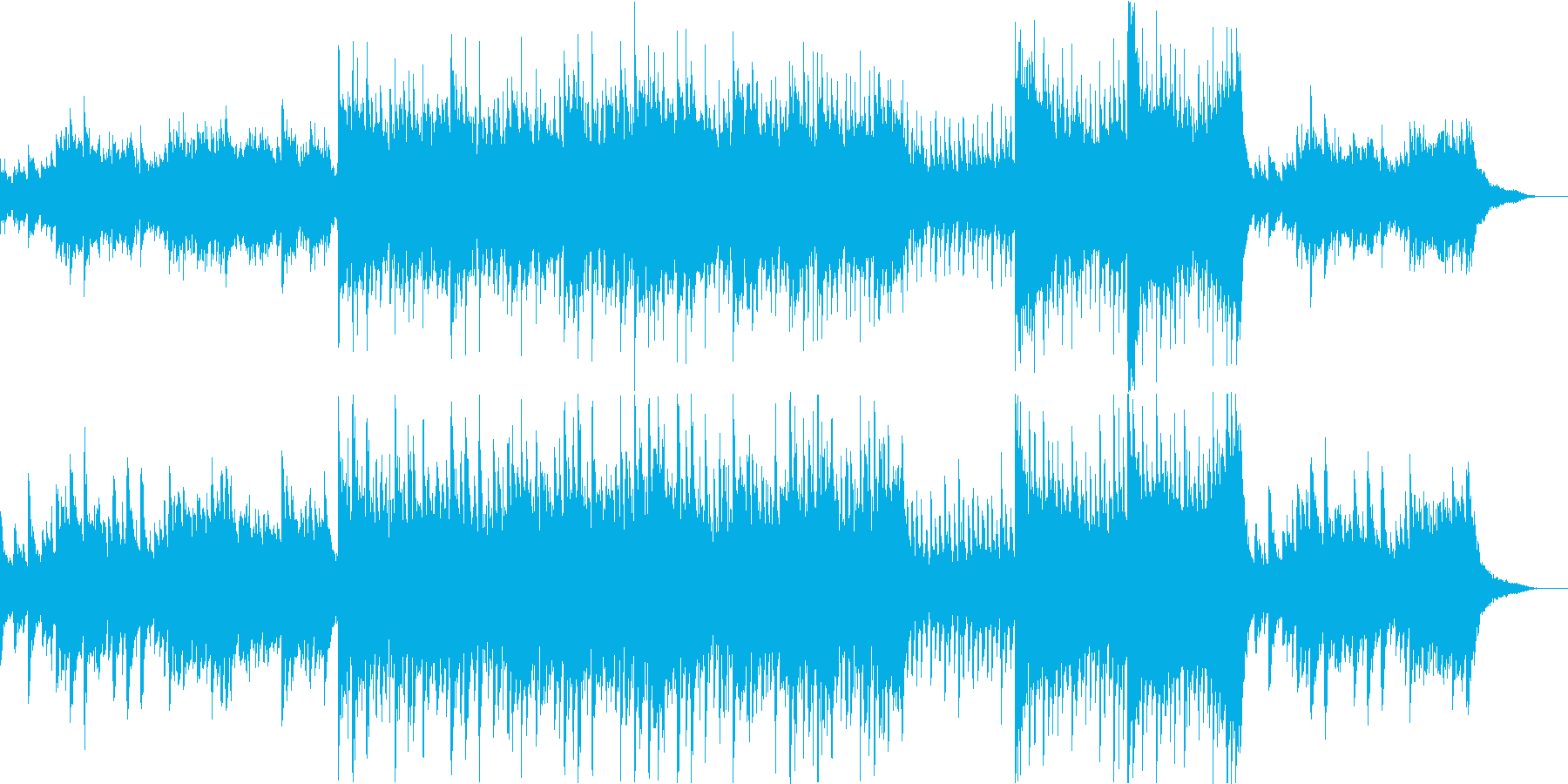 呪われた家/ハロウィンBGM/奇妙な夢の再生済みの波形