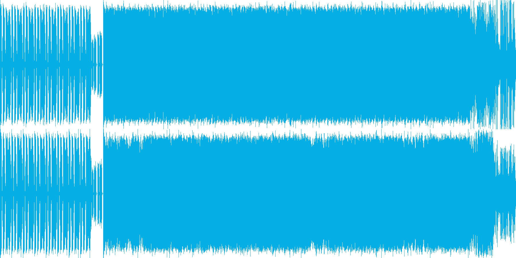 重くノれるDJが特徴のテクノロックの再生済みの波形