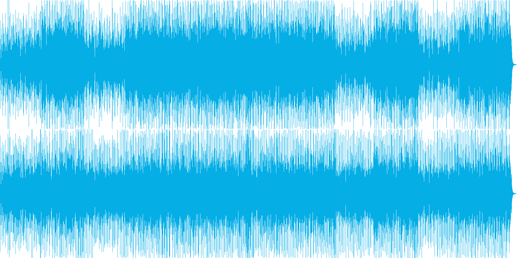ほのぼのしたアコーディオンのカントリー曲の再生済みの波形
