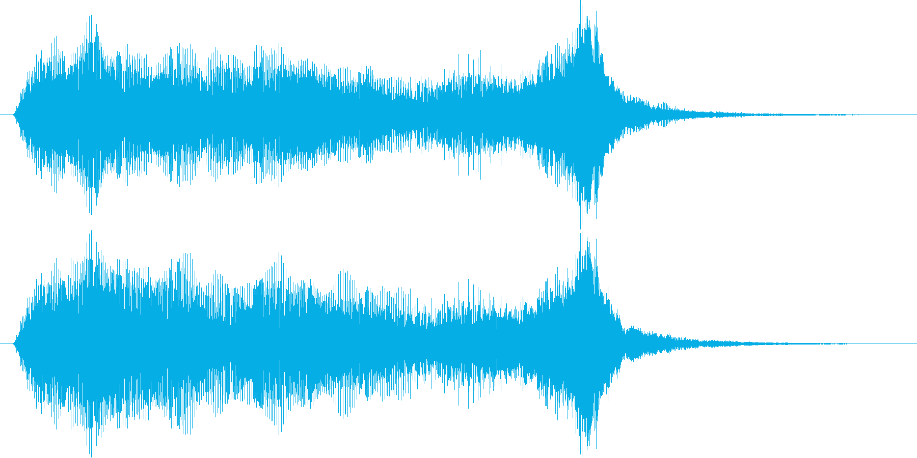 緊張感を意識した短いシーン効果音です。の再生済みの波形