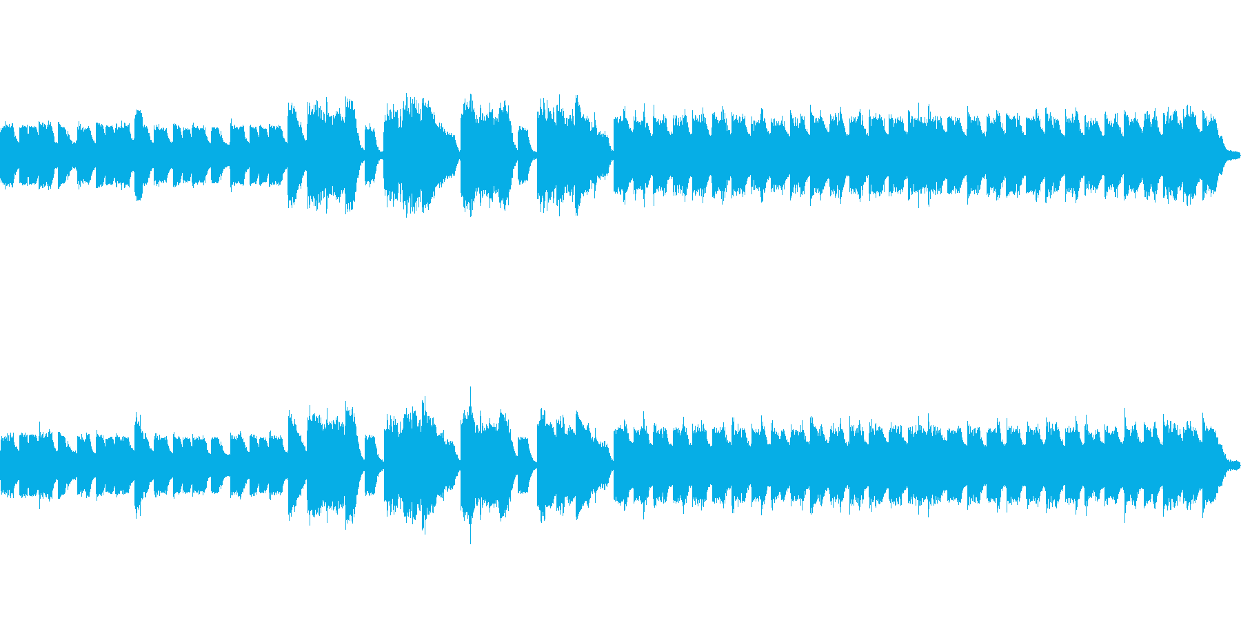 既にほかに投稿してある「小人の村」の音…の再生済みの波形