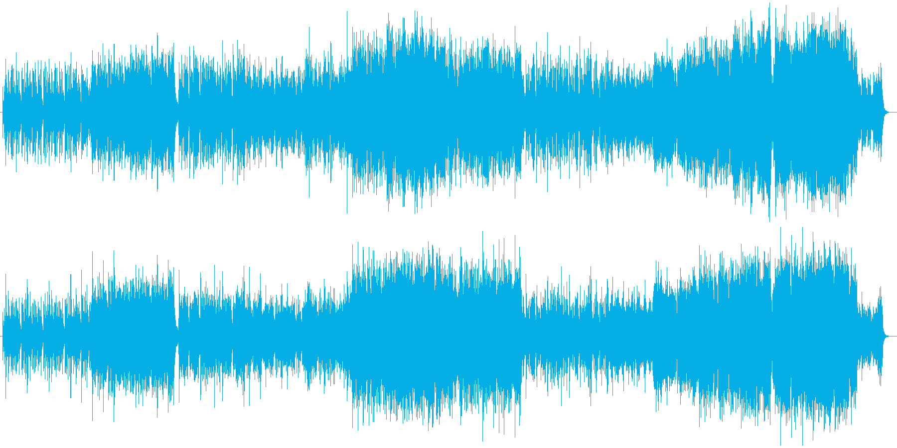 中華・中国・和・華やかな曲の再生済みの波形