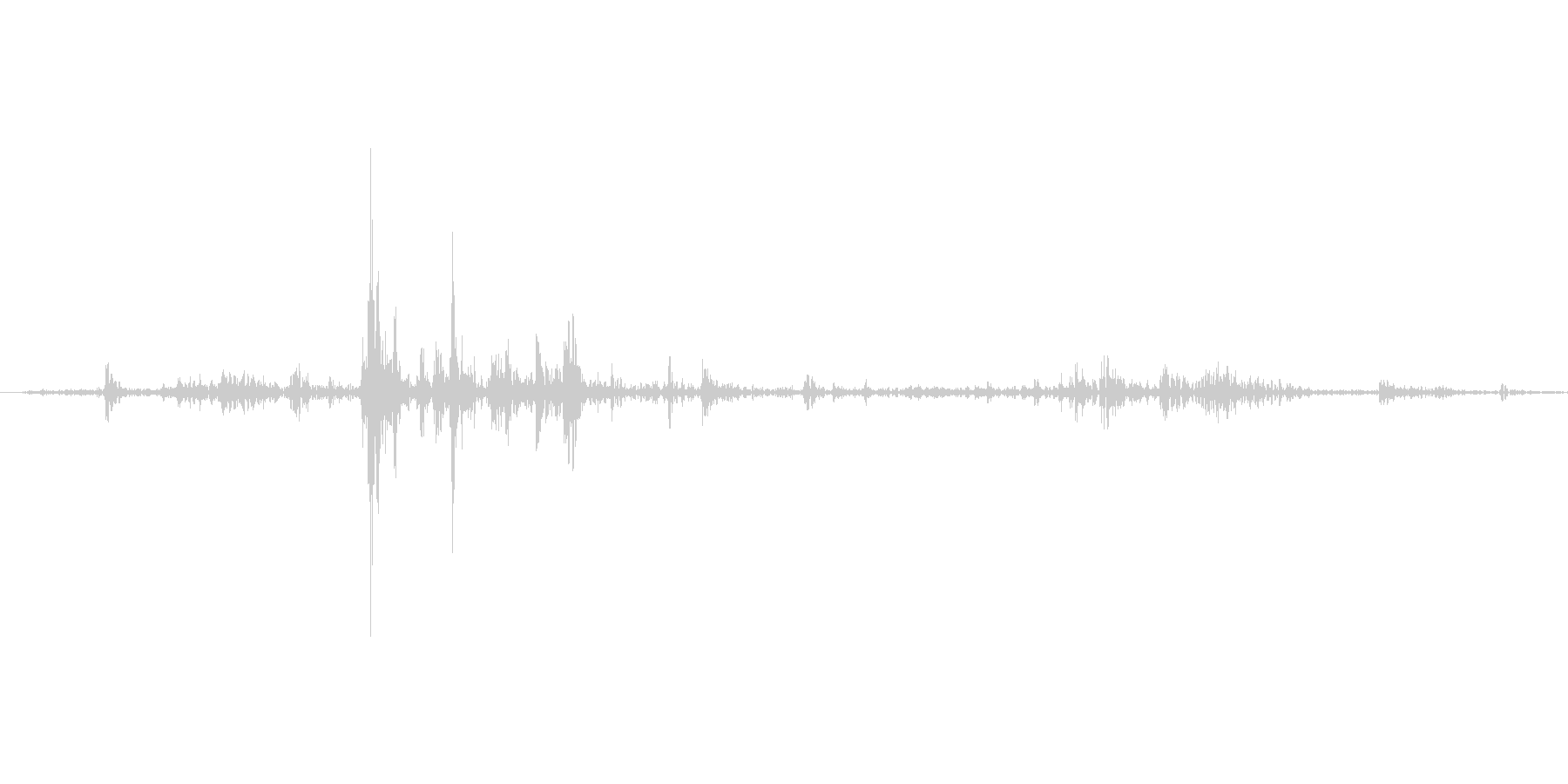 【wav】封筒に書類を出入れする音_02の未再生の波形