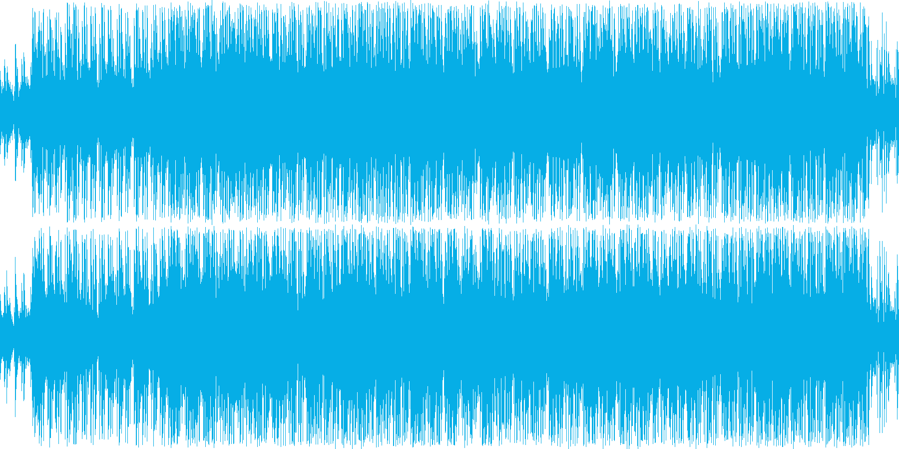 おだやか爽やかで平和な朝っぽい日常曲の再生済みの波形