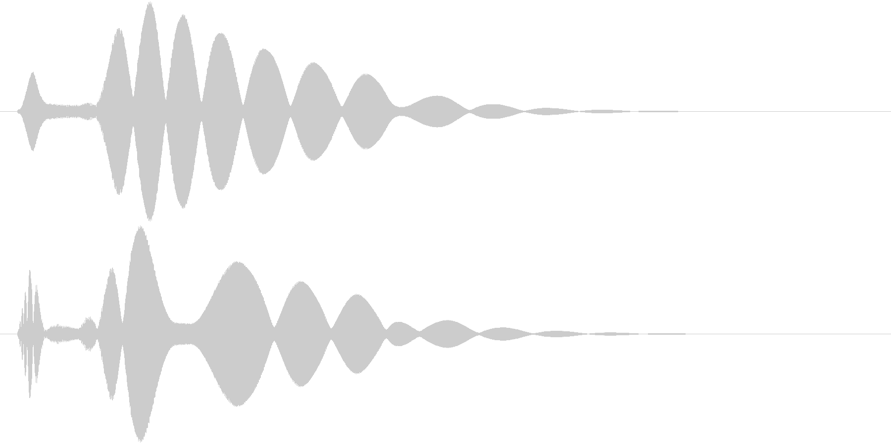 チュイーン(ドーピング薬)の未再生の波形
