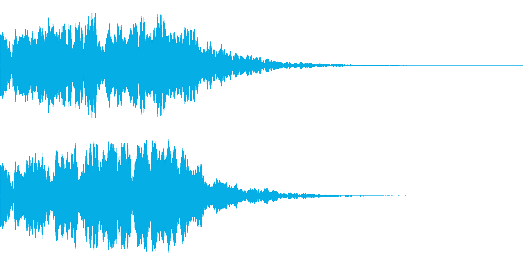 システム系アラーム音の再生済みの波形