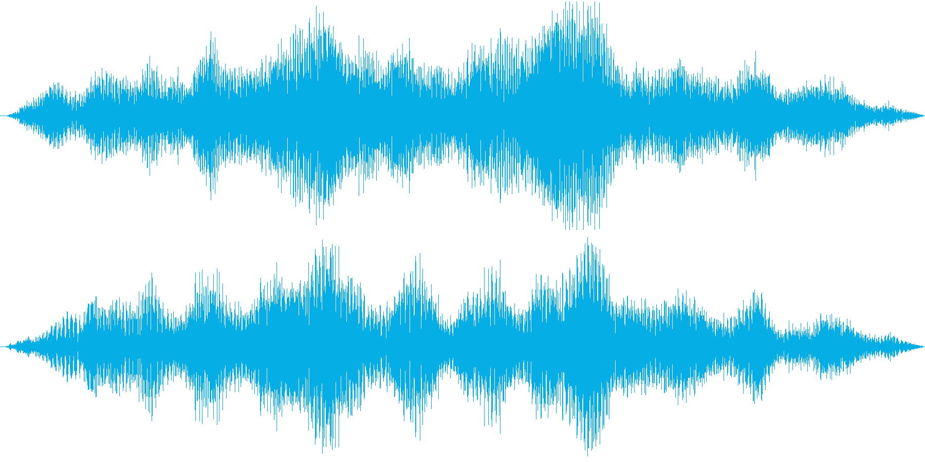 エフェクティブな効果音です。の再生済みの波形