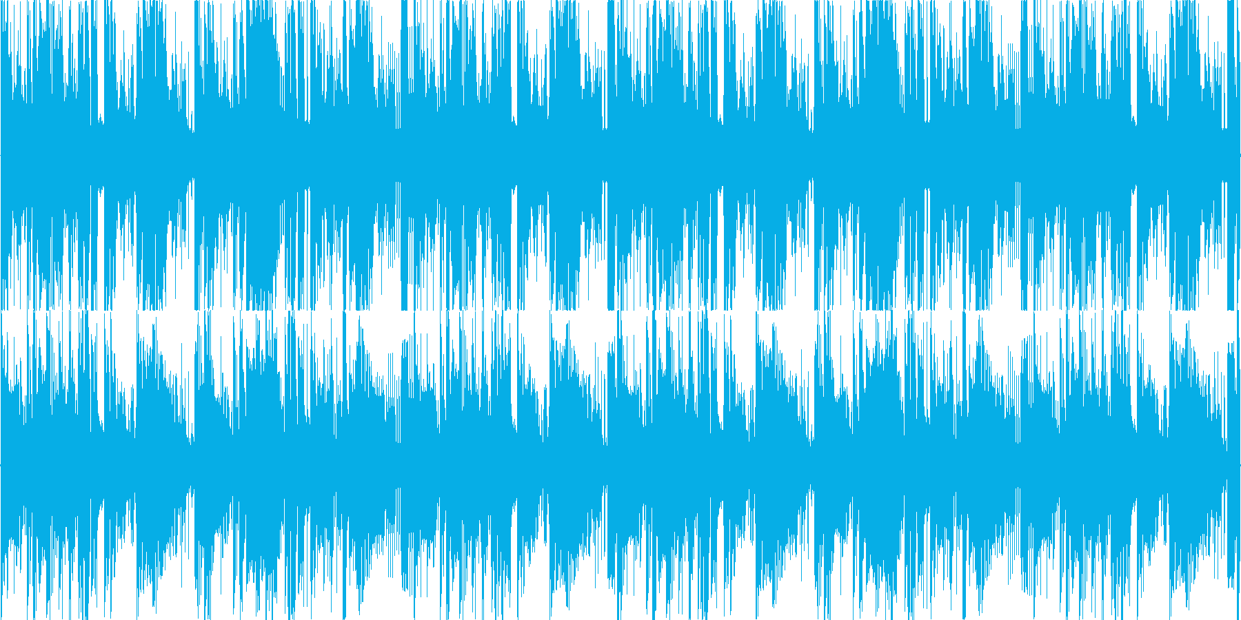 ダブステップヒーリングLOOPの再生済みの波形