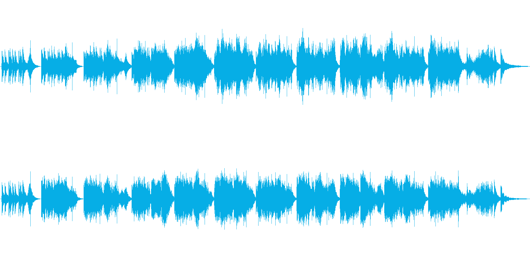 優雅な中国音楽の再生済みの波形