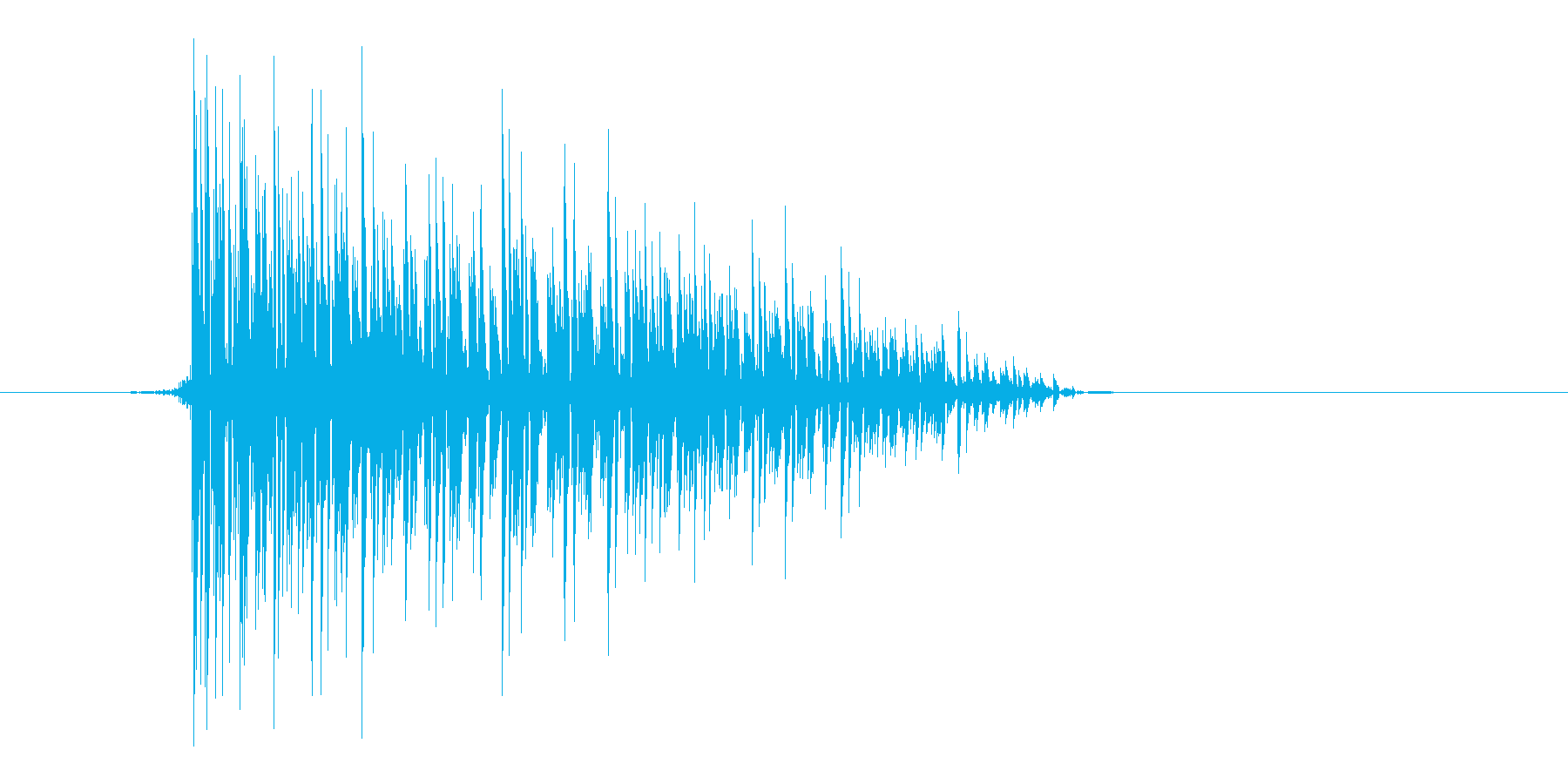 ゲーム(ファミコン風)爆発音_010の再生済みの波形