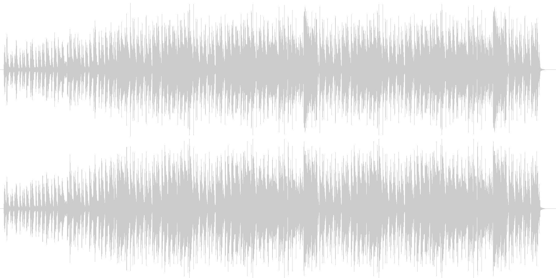 軽快なファンタジー音楽の未再生の波形