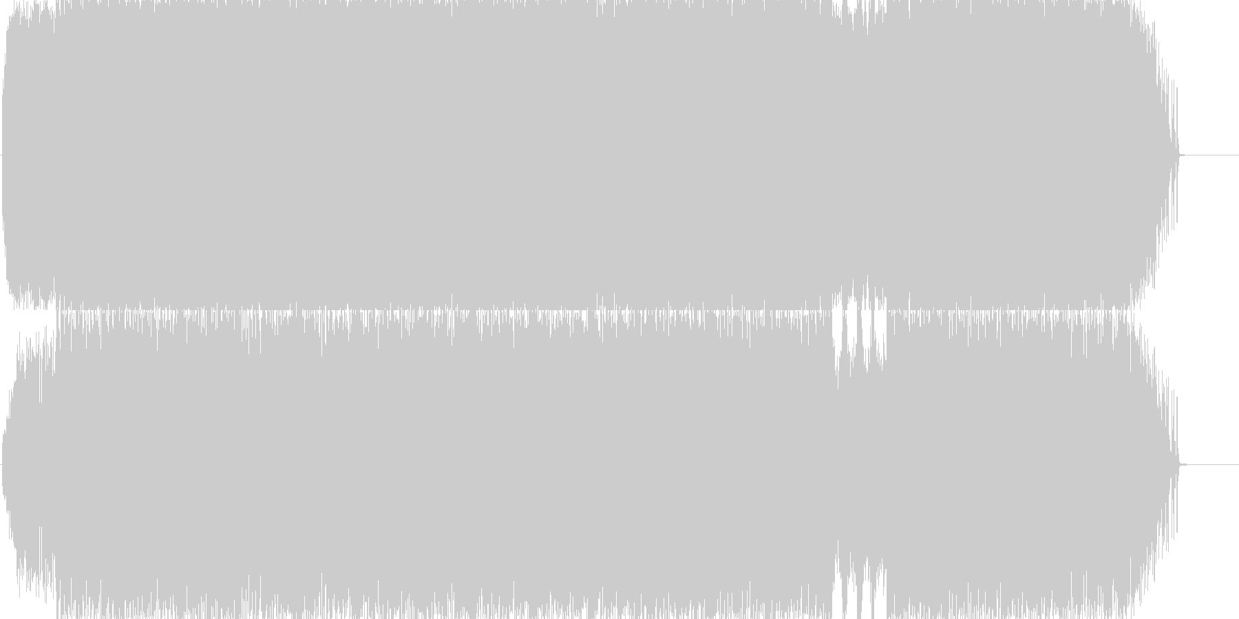 低音が魅力のメタルですの未再生の波形