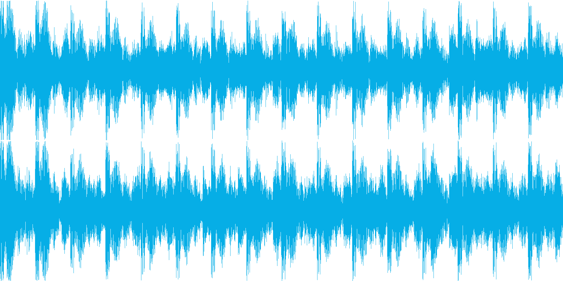 【ループA】クールなテクノトラックの再生済みの波形