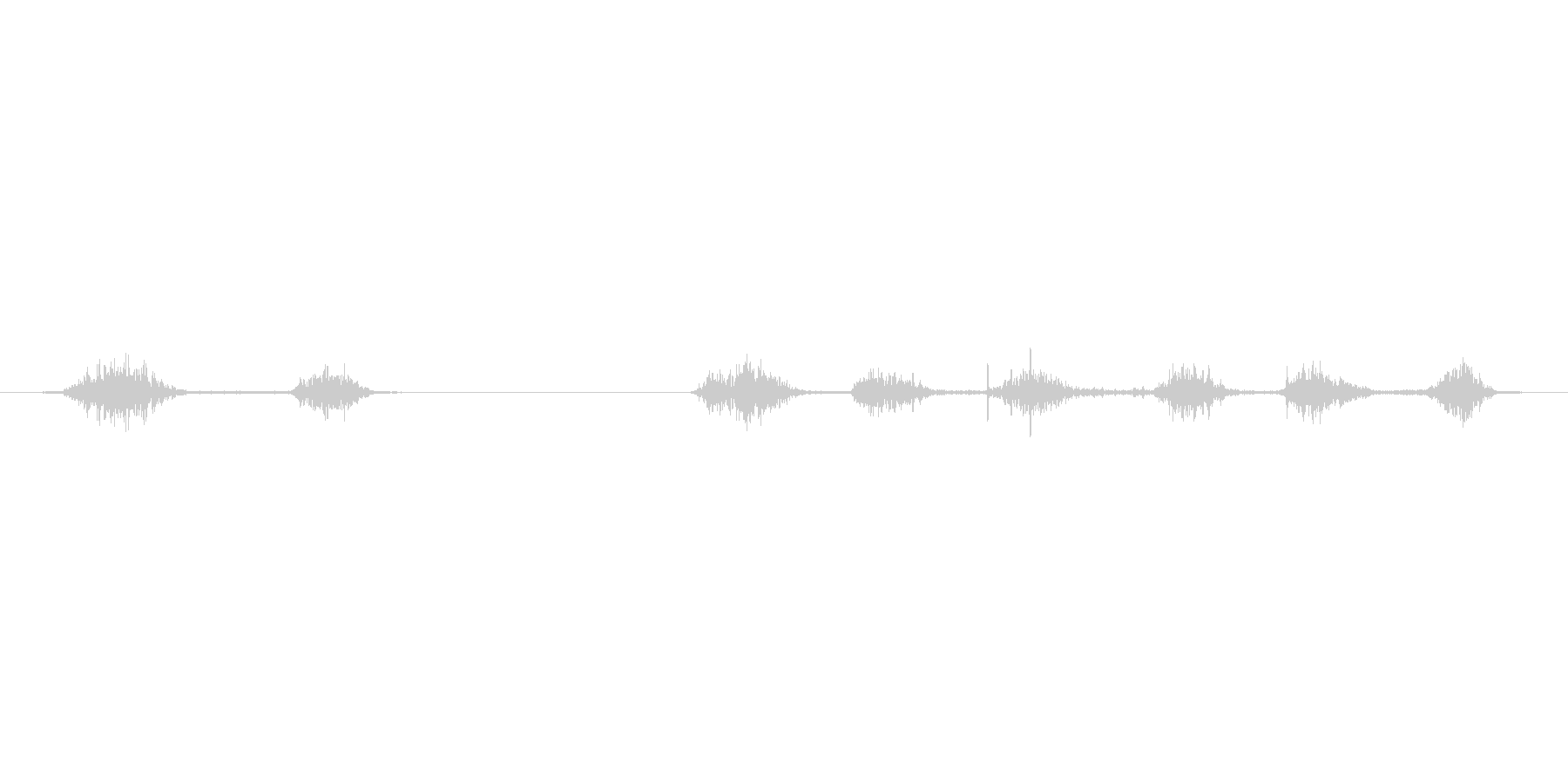 ペンで紙にさらさらと文字を書く音です。の未再生の波形