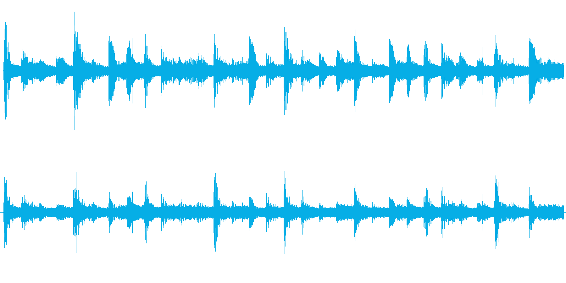 エレクトロなイメージをした楽曲です。の再生済みの波形