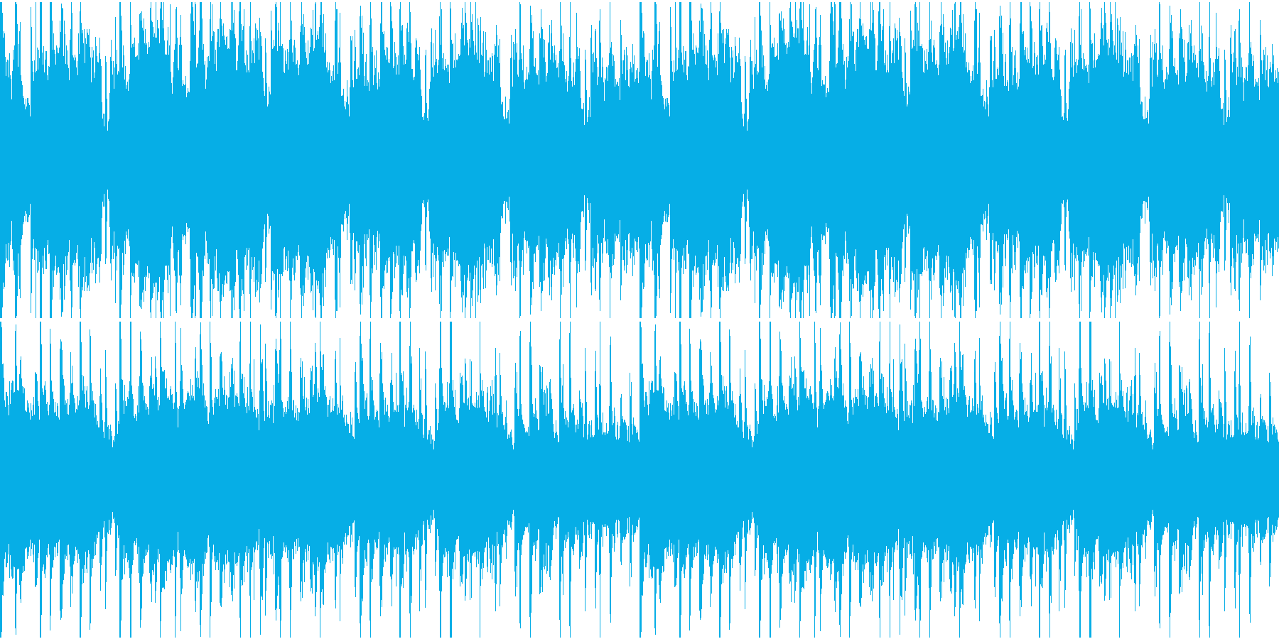 【ループ可】爽やかな雰囲気のメニュー曲の再生済みの波形