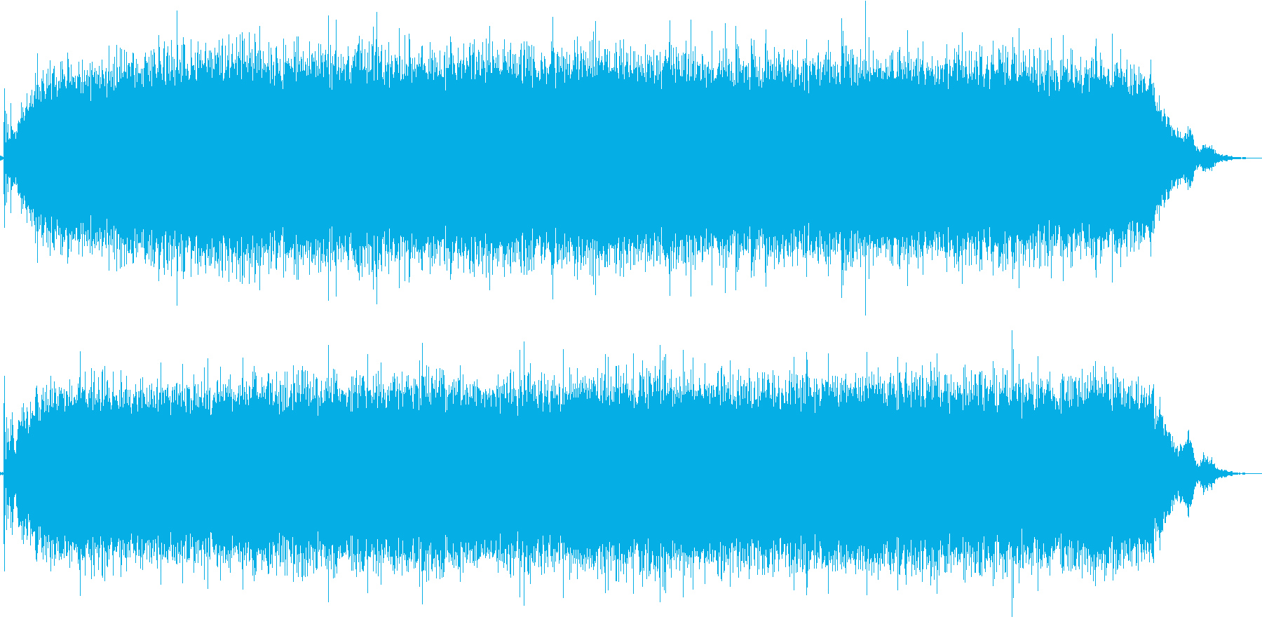 ドライヤーの再生済みの波形