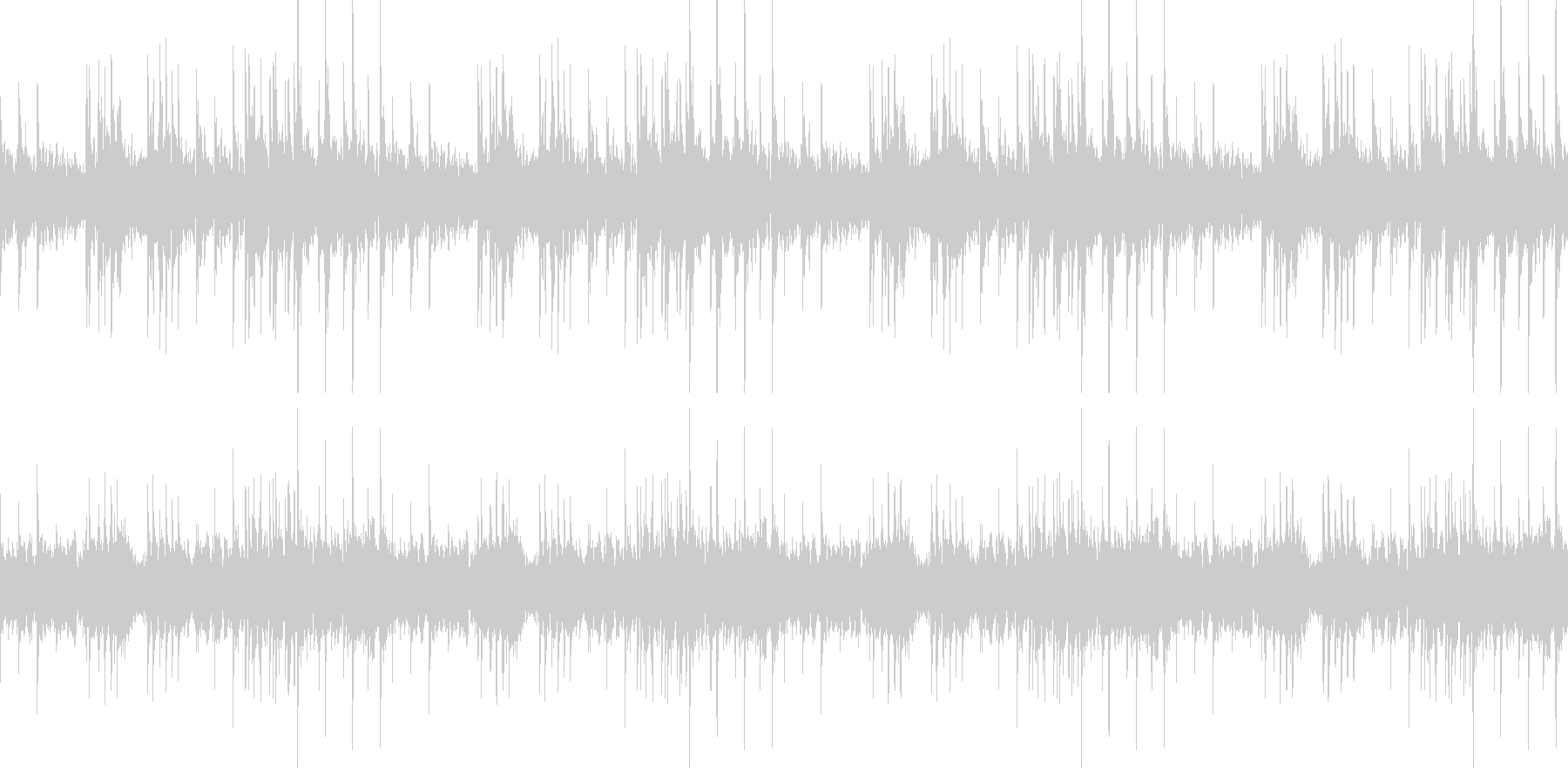 ハープの音色が切ない幻想的なBGMの未再生の波形