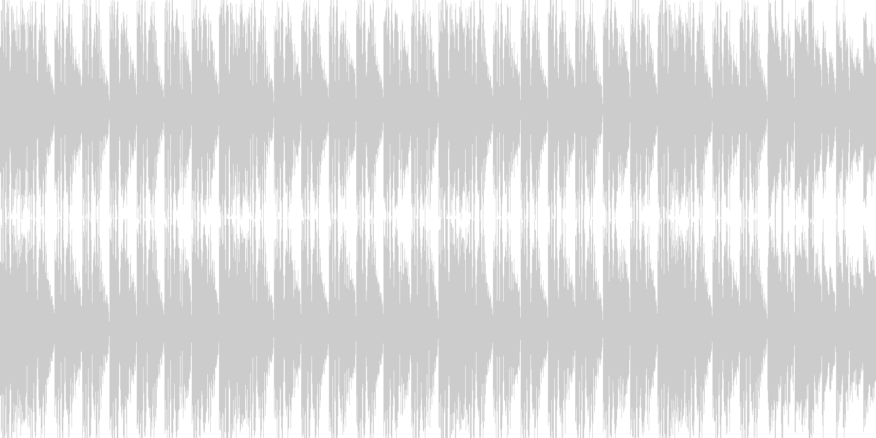 BGM01 EDM 15秒ループの未再生の波形