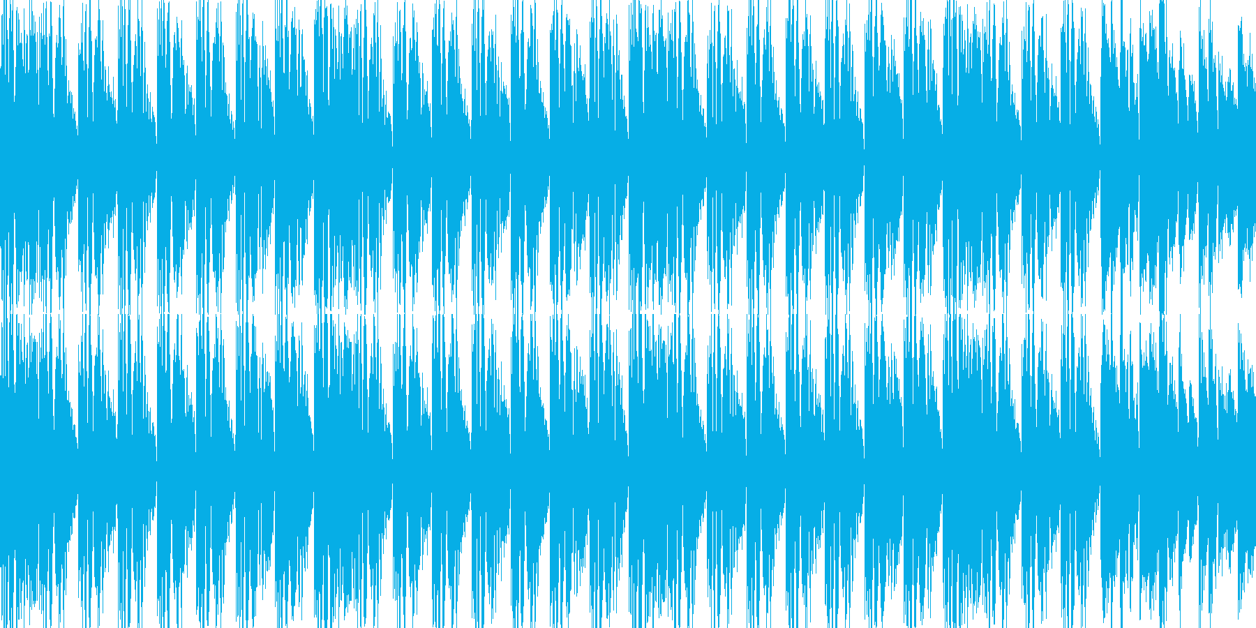 BGM01 EDM 15秒ループの再生済みの波形