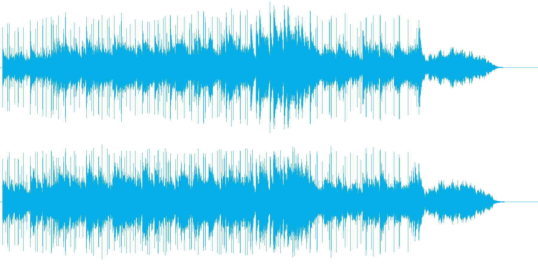 ハーバーが似合うロマンチックな音楽の再生済みの波形