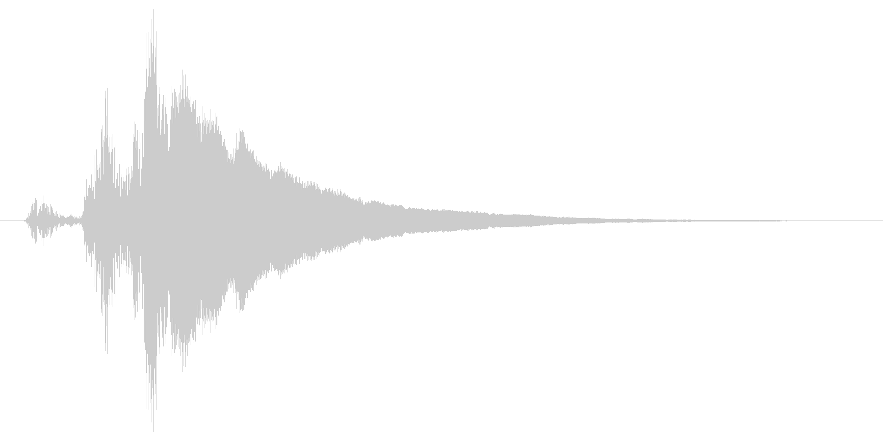レジの音_チーン_03の未再生の波形