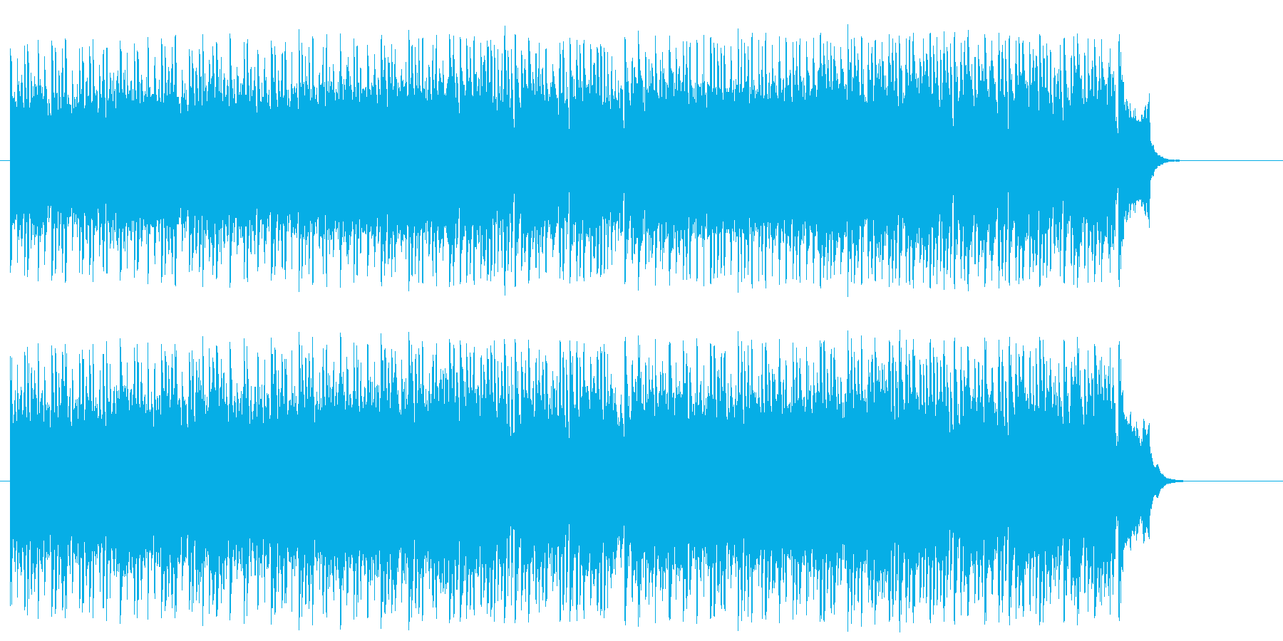 思わず声援をおくりたくなるポップ/ロックの再生済みの波形