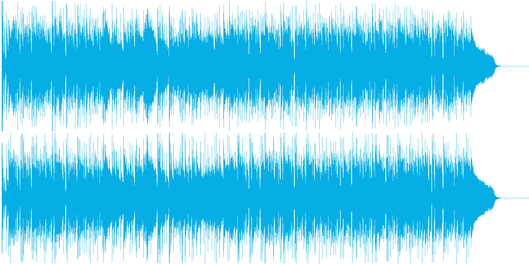 おしゃれな昼下がりを演出するフュージョンの再生済みの波形