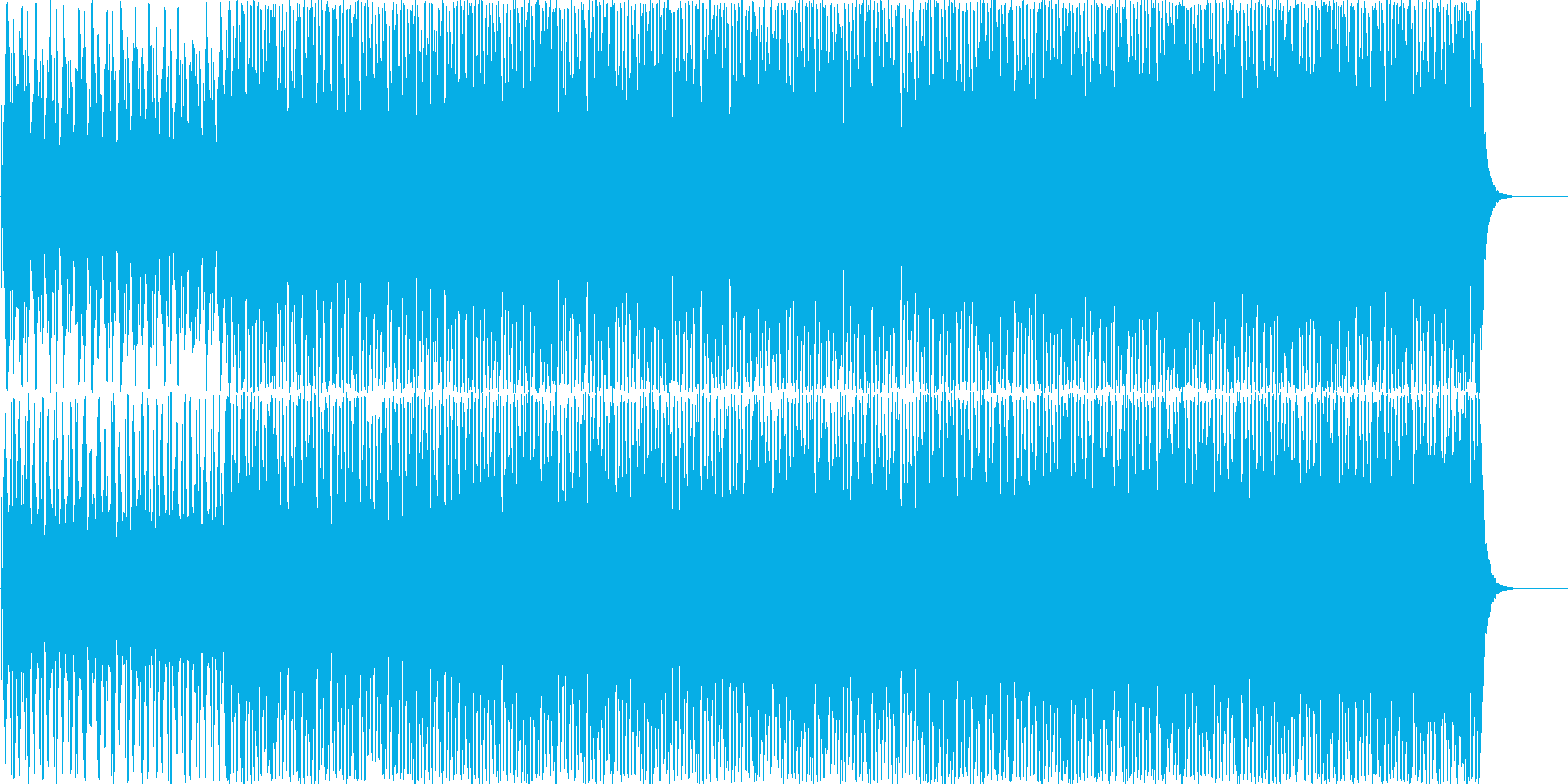 チルアウト系BGMの再生済みの波形