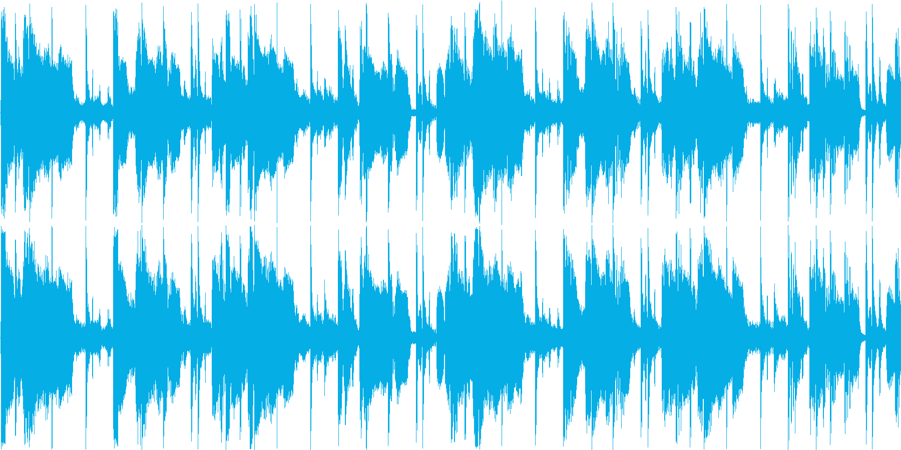 ヒップホップを感じる楽曲です。の再生済みの波形
