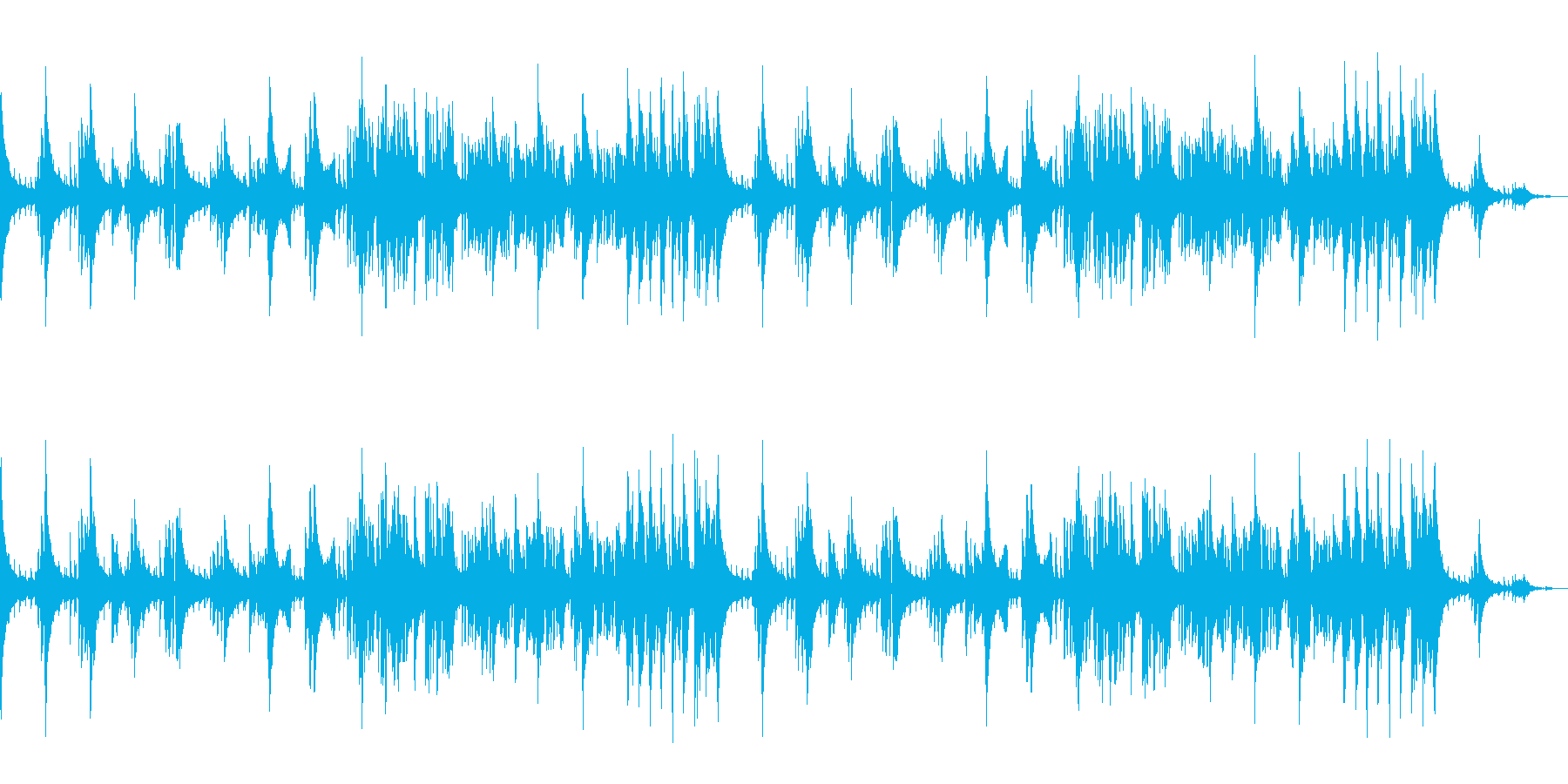 おしゃれなバーの雰囲気のジャズ楽曲の再生済みの波形
