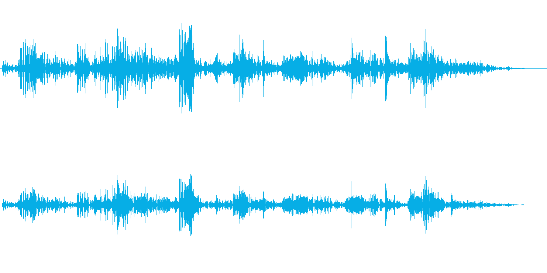 プクプク(潜水の音色)の再生済みの波形