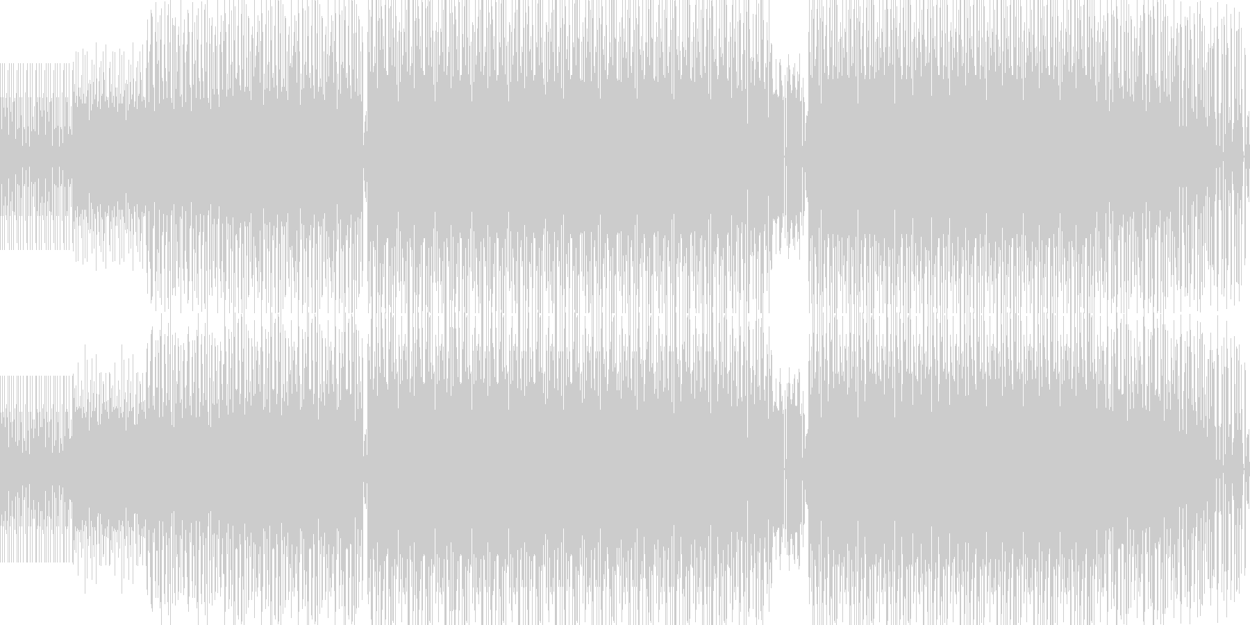 ニューレイブBGM(NuRave)の未再生の波形
