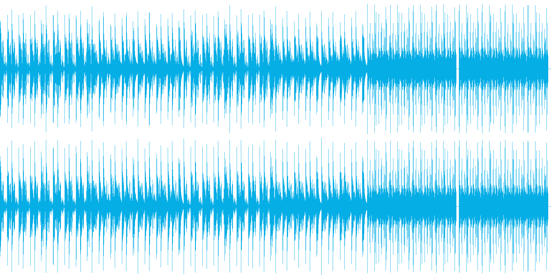 148bpm、Ab-min、不思議な感じの再生済みの波形