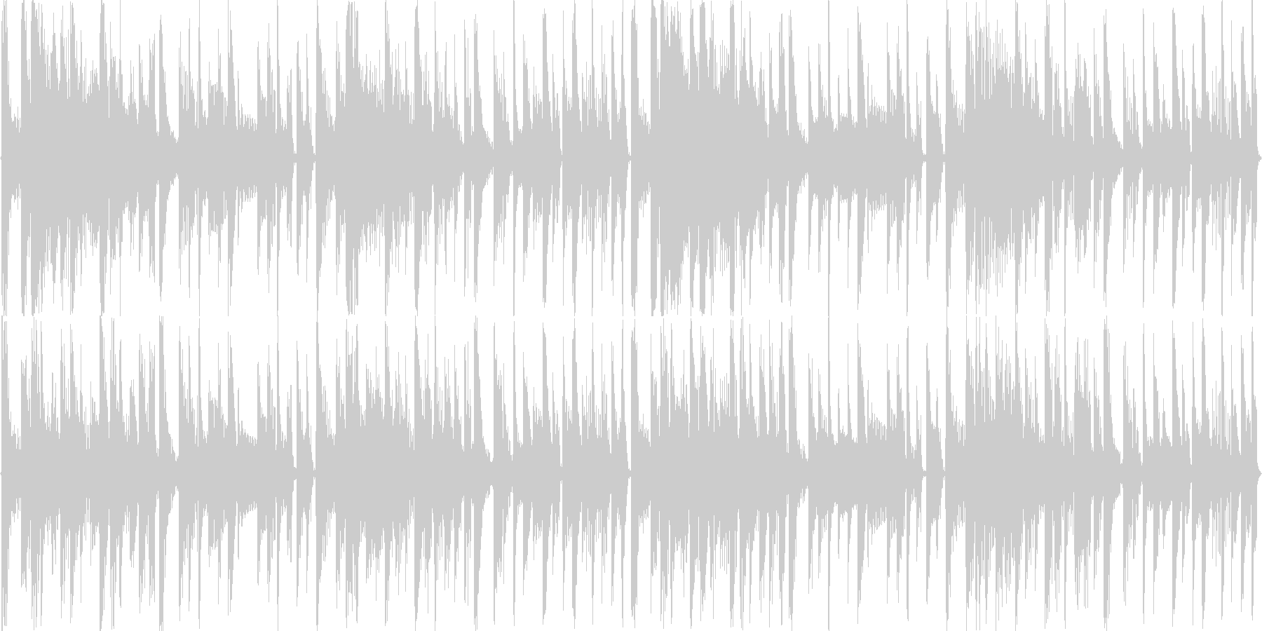 空間的な音響を駆使したループ楽曲です。の未再生の波形