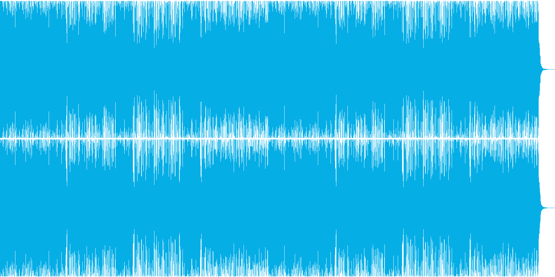 冬が近づいてきているイメージの曲の再生済みの波形