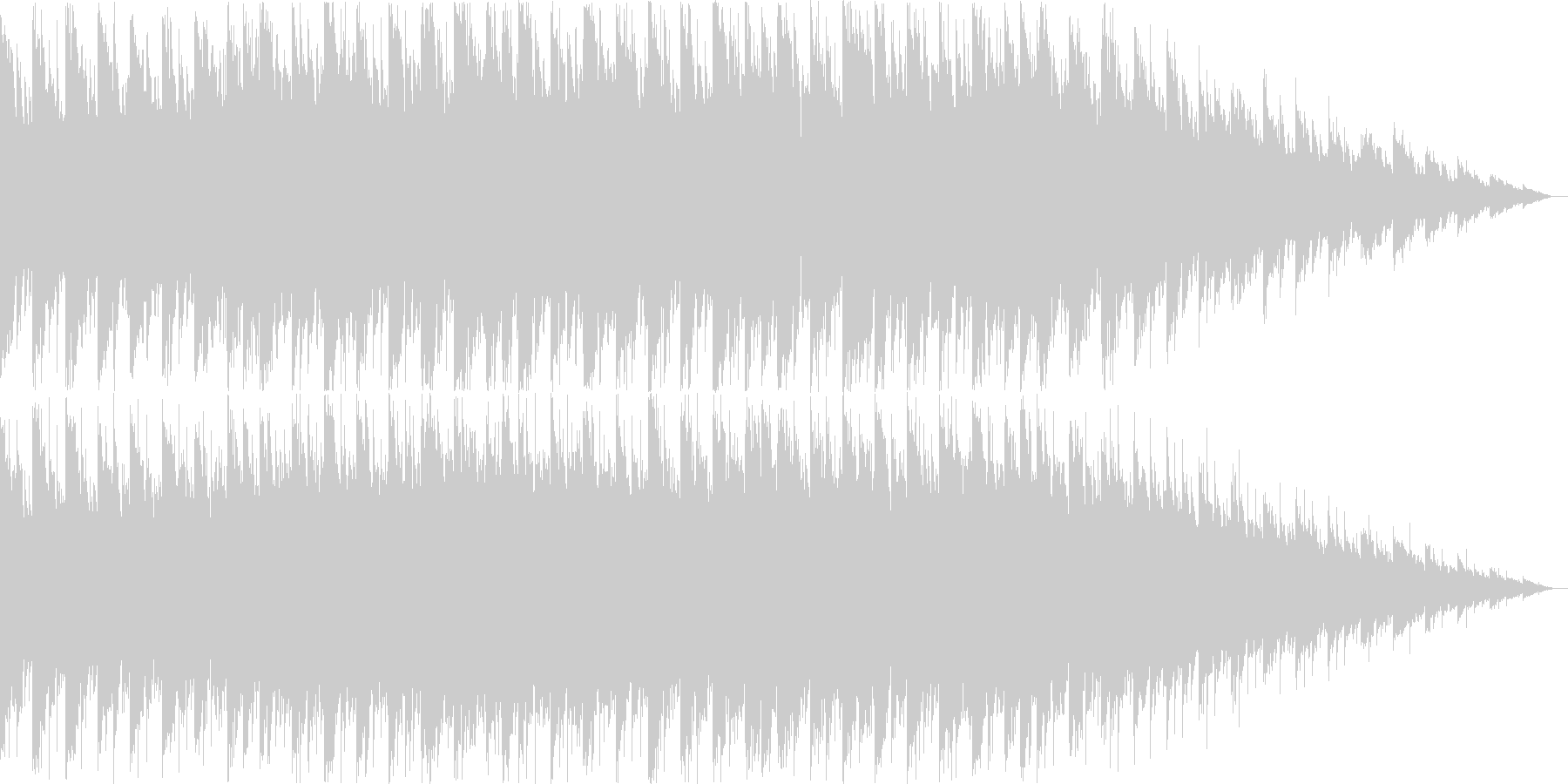 クリスマス系のキラキラした曲 の未再生の波形