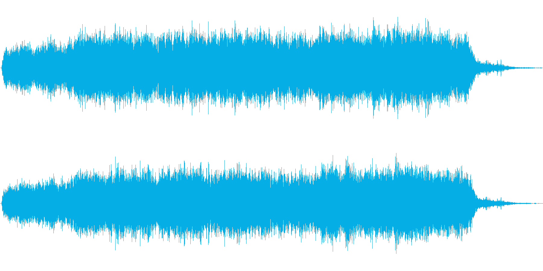 シンセによる異次元の世界への誘いの再生済みの波形